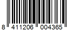 Barcode 8411206004365