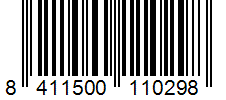 Barcode 8411500110298