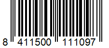 Barcode 8411500111097