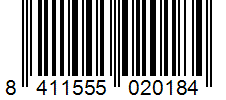 Barcode 8411555020184