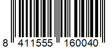Barcode 8411555160040