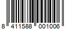 Barcode 8411588001006