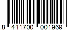 Barcode 8411700001969
