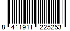 Barcode 8411911225253