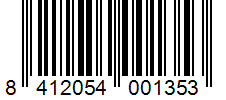 Barcode 8412054001353