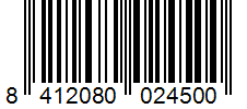 Barcode 8412080024500