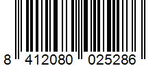 Barcode 8412080025286