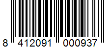 Barcode 8412091000937