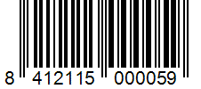 Barcode 8412115000059