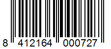Barcode 8412164000727