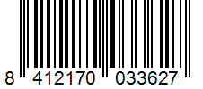 Barcode 8412170033627