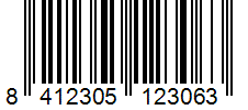 Barcode 8412305123063