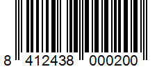 Barcode 8412438000200