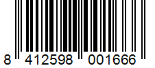 Barcode 8412598001666