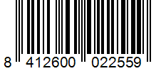 Barcode 8412600022559
