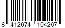 Barcode 8412674104267