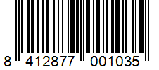 Barcode 8412877001035