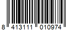 Barcode 8413111010974