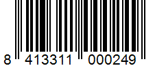 Barcode 8413311000249