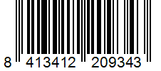 Barcode 8413412209343