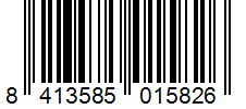 Barcode 8413585015826