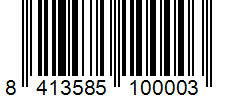 Barcode 8413585100003