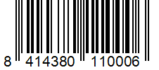 Barcode 8414380110006