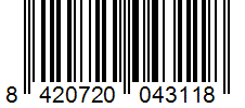 Barcode 8420720043118