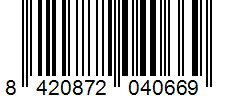 Barcode 8420872040669