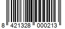 Barcode 8421328000213