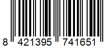 Barcode 8421395741651