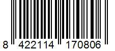 Barcode 8422114170806