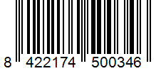 Barcode 8422174500346