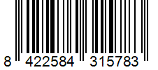 Barcode 8422584315783
