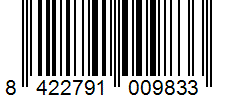Barcode 8422791009833