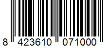 Barcode 8423610071000