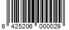 Barcode 8425206000029