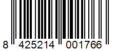 Barcode 8425214001766