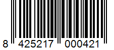 Barcode 8425217000421