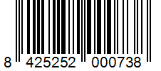 Barcode 8425252000738