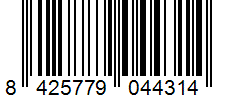 Barcode 8425779044314