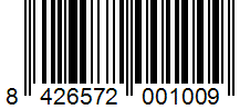 Barcode 8426572001009