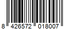 Barcode 8426572018007
