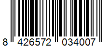 Barcode 8426572034007