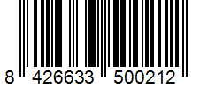 Barcode 8426633500212