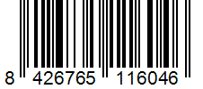 Barcode 8426765116046