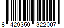Barcode 8429359322007