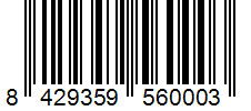Barcode 8429359560003