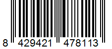 EAN Barcode for 8429421478113