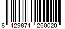 Barcode 8429874260020